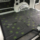 Autowrap van insulation roll fitted in van