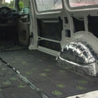 Autowrap van insulation roll in situ