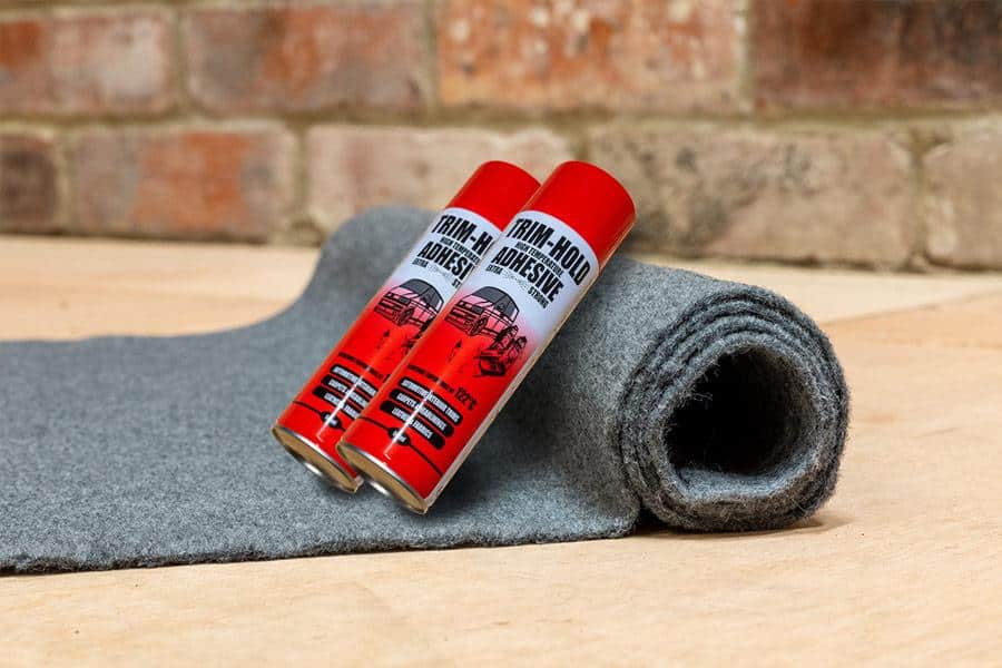 Campervan carpet Graphite Vandalised