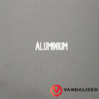 Campervan flooring vinyl close up - Aluminium