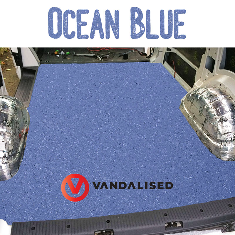 campervan-flooring-blue1 Campervan flooring vinyl in situ - Blue