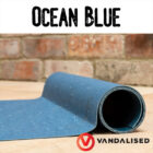 Campervan flooring vinyl roll - Blue