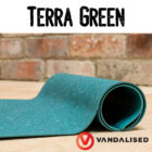 Campervan flooring vinyl roll - Green