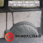 Van lining in situ - Light Grey