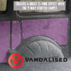 Van lining in situ - Purple