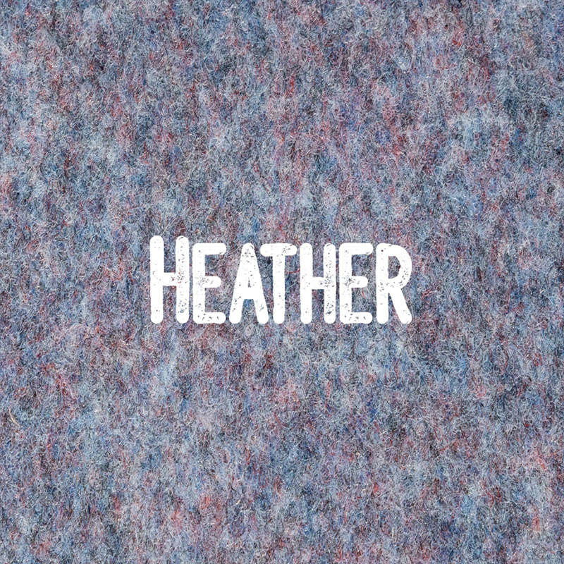 Campervan carpet close up - Heather