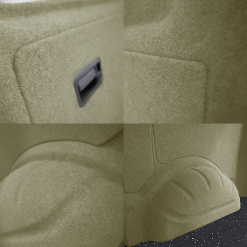 4way stretch campervan carpet lining Barley main 4way stretch campervan carpet lining