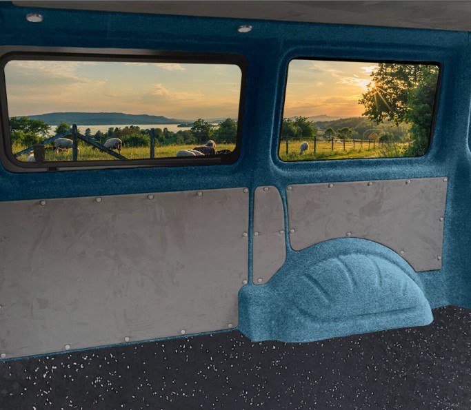 Van carpet in situ