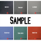 Van flooring samples - 6 swatches